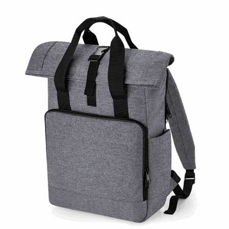 Bag grå rolltop 30x44x14 19liter