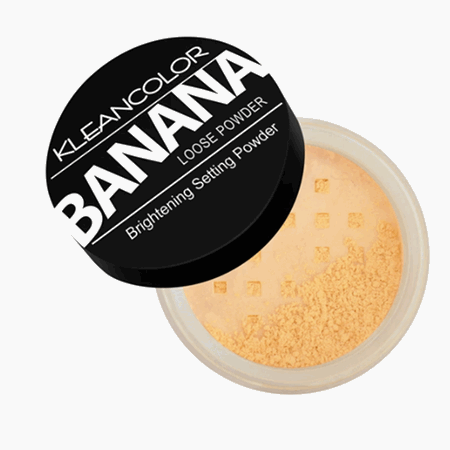 Pudder anti gloss compact powder banana powder