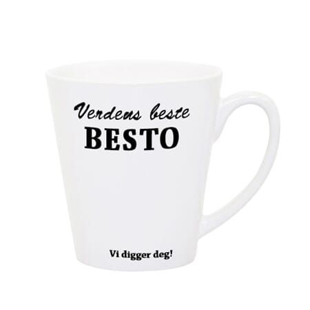 Kopp Verdens beste besto latte