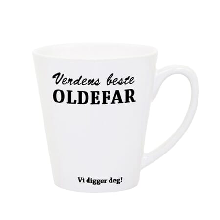 Kopp Verdens beste oldefar latte