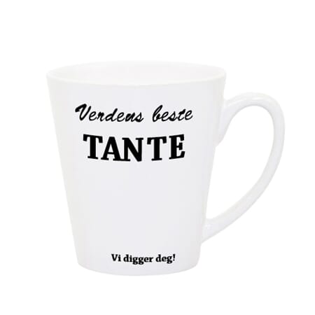 Kopp Verdens beste tante latte