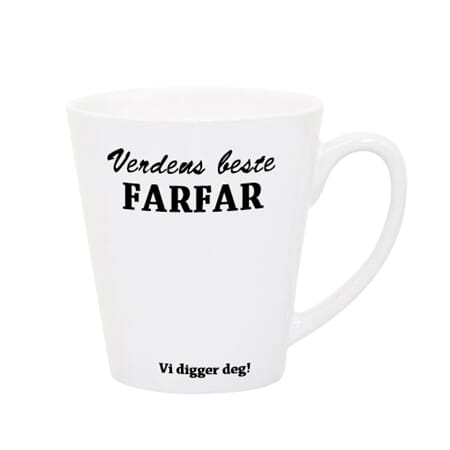 Kopp Verdens beste farfar latte