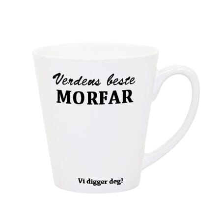 Kopp Verdens beste morfar latte