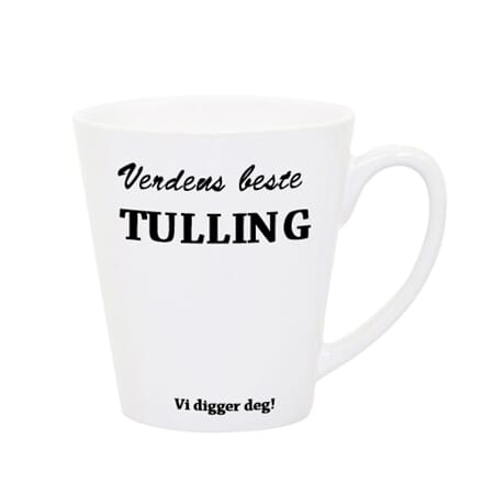 Kopp Verdens beste tulling latte