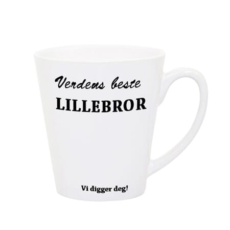 Kopp Verdens beste lillebror latte