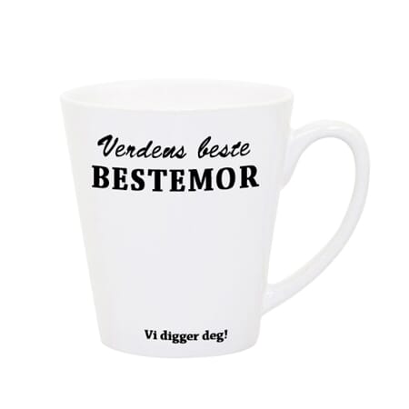 Kopp Verdens beste bestemor latte